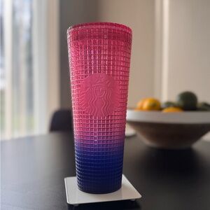 Starbucks Pink and Blue Ombre Tumbler